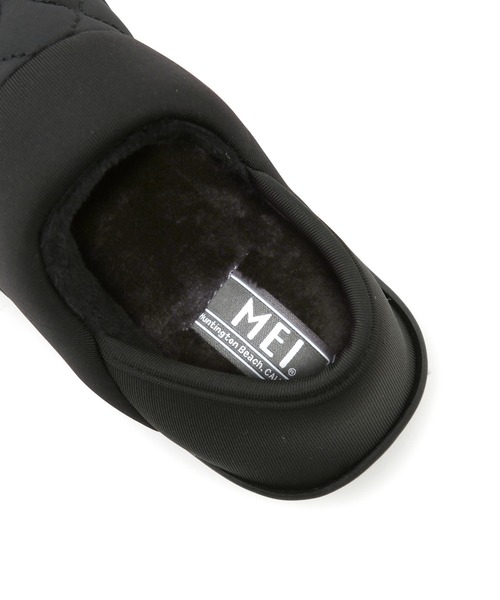 MEI（メイ）の「【MEI/メイ】【別注カラー:ネイビー】キルティングモックシューズ（スリッポン・レディース・ネイビー/ブラック・L/M/S）」の14枚目の写真