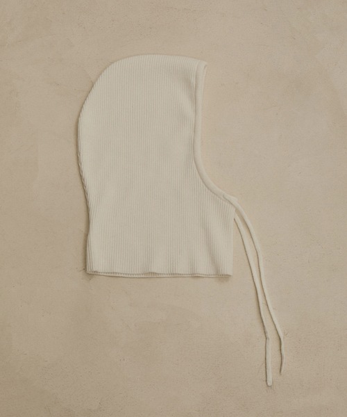 SALON adam et rope'（サロン アダム エ ロペ）の「バラクラバ -CreamyCotton /クリーミーコットン-（ストール/ショール・レディース・ホワイト/パープル/ブラック系その他/グレー・FREE）」の5枚目の写真