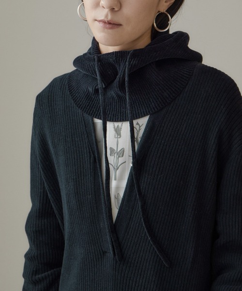 SALON adam et rope'（サロン アダム エ ロペ）の「バラクラバ -CreamyCotton /クリーミーコットン-（ストール/ショール・レディース・ホワイト/パープル/ブラック系その他/グレー・FREE）」の14枚目の写真