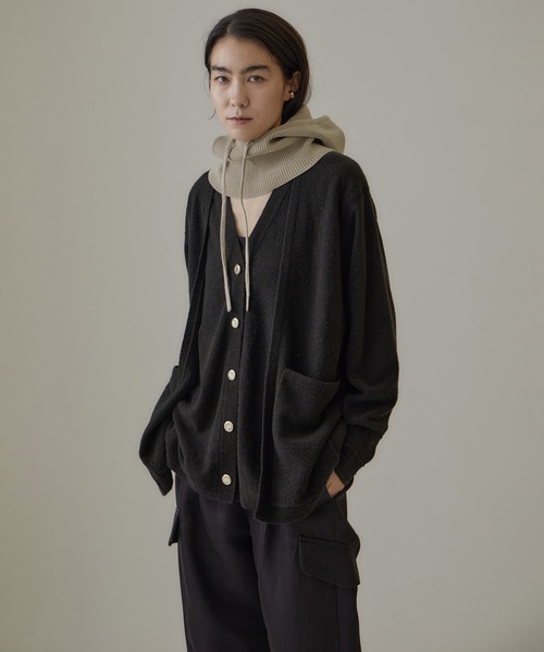 SALON adam et rope'（サロン アダム エ ロペ）の「バラクラバ -CreamyCotton /クリーミーコットン-（ストール/ショール・レディース・ホワイト/パープル/ブラック系その他/グレー・FREE）」の15枚目の写真