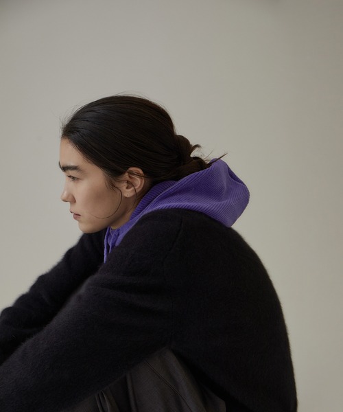 SALON adam et rope'（サロン アダム エ ロペ）の「バラクラバ -CreamyCotton /クリーミーコットン-（ストール/ショール・レディース・ホワイト/パープル/ブラック系その他/グレー・FREE）」の16枚目の写真