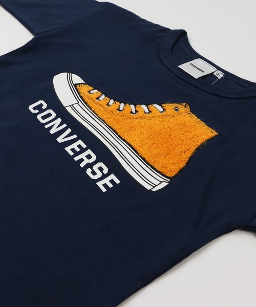 CONVERSE（コンバース）の「CONVERSE / コンバース  ロゴ長袖Tシャツ（Tシャツ/カットソー・キッズ・B/H/G/C/F/D/E/A・110cm/100cm/80ｃｍ/90cm/120cm/130cm）」の10枚目の写真