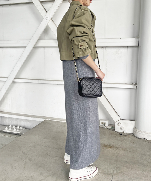 Spick & Span（スピックアンドスパン）の「ヘリンボーンM-47ショートブルゾン（ブルゾン・レディース・カーキ/ベージュ・FREE）」の15枚目の写真