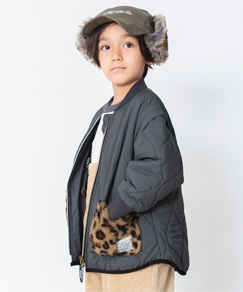 BREEZE（ブリーズ）の「【袖が取り外せる】2wayキルトジャケット（その他アウター・キッズ・レインボー/カーキ/ブラック・140/120/80/110/130/90/100）」の5枚目の写真