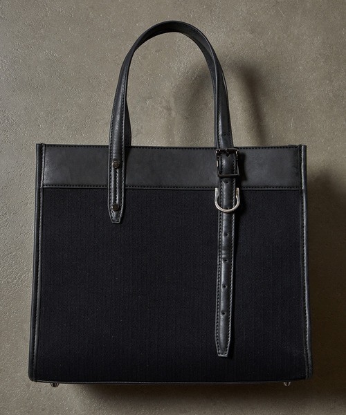 RATTLE TRAP（ラトルトラップ）の「ブックトートバッグ（トートバッグ・メンズ・ブラック・FREE）」の3枚目の写真