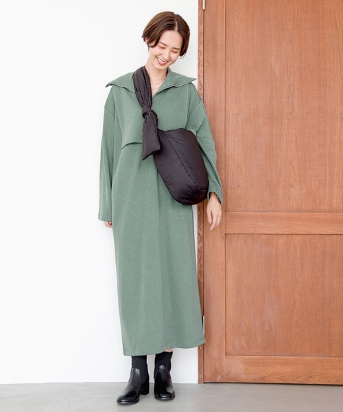 LEPSIM（レプシィム）の「撥水ナイロン斜めがけショルダー　973998（ショルダーバッグ・レディース・ライトカーキ/アイボリー/ブラック・ONE SIZE）」の10枚目の写真