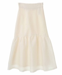 ジャカードレースアップスカート