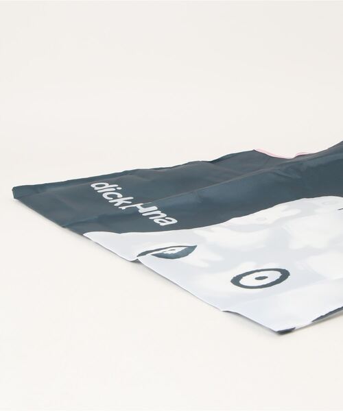 Miffy( ミッフィー)の「【 miffy 】 ブルーナ くるくるショッピングバッグA(エコバッグ/サブバッグ・レディース・グリーン/ブラック×ピンク/オレンジ・FREE)」の5枚目の写真