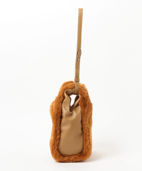 B:MING by BEAMS（ビーミングバイビームス）の「B:MING by BEAMS / フェイクファーコンビ トートバッグ（トートバッグ・レディース・ネイビー/ダークオレンジ・FREE）」の10枚目の写真