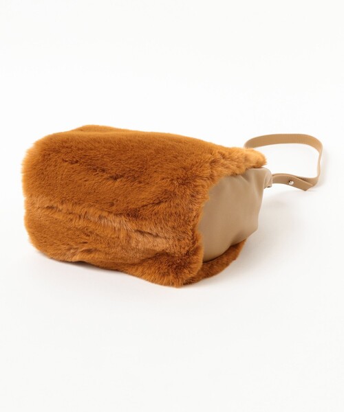 B:MING by BEAMS（ビーミングバイビームス）の「B:MING by BEAMS / フェイクファーコンビ トートバッグ（トートバッグ・レディース・ネイビー/ダークオレンジ・FREE）」の12枚目の写真