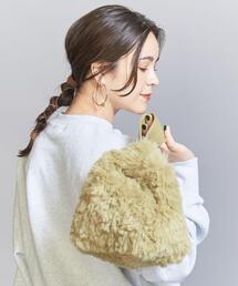 BEAUTY&YOUTH UNITED ARROWS | フェイクファー ショッパー ドロストバッグ(ハンドバッグ)