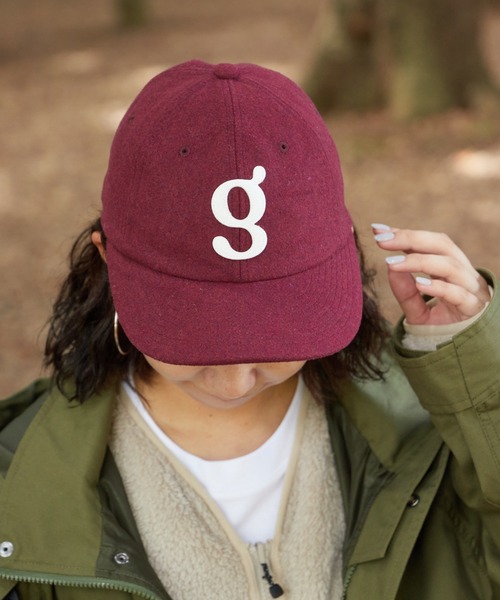 Franklin Climbing（フランクリンクライミング）の「【Franklin Climbing】MELTON LOGO CAP（キャップ・メンズ・グレー/ボルドー/ベージュ/ネイビー・ONE SIZE）」の4枚目の写真