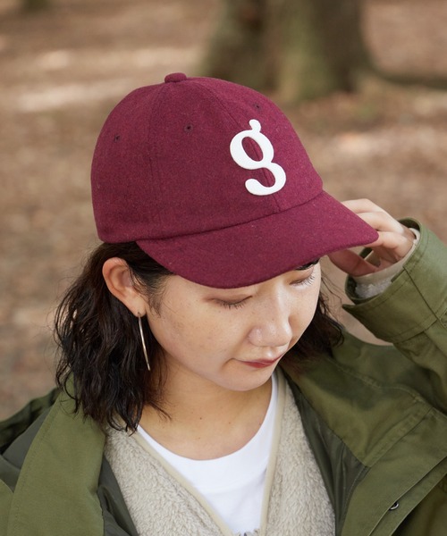 Franklin Climbing（フランクリンクライミング）の「【Franklin Climbing】MELTON LOGO CAP（キャップ・メンズ・グレー/ボルドー/ベージュ/ネイビー・ONE SIZE）」の7枚目の写真