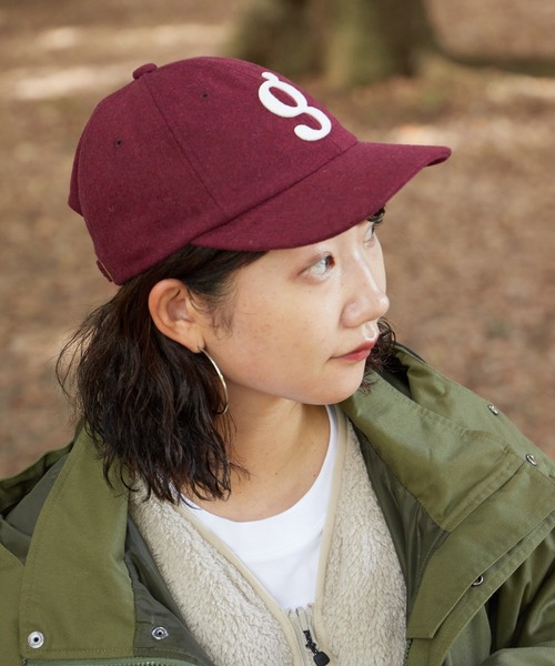 Franklin Climbing（フランクリンクライミング）の「【Franklin Climbing】MELTON LOGO CAP（キャップ・メンズ・グレー/ボルドー/ベージュ/ネイビー・ONE SIZE）」の8枚目の写真
