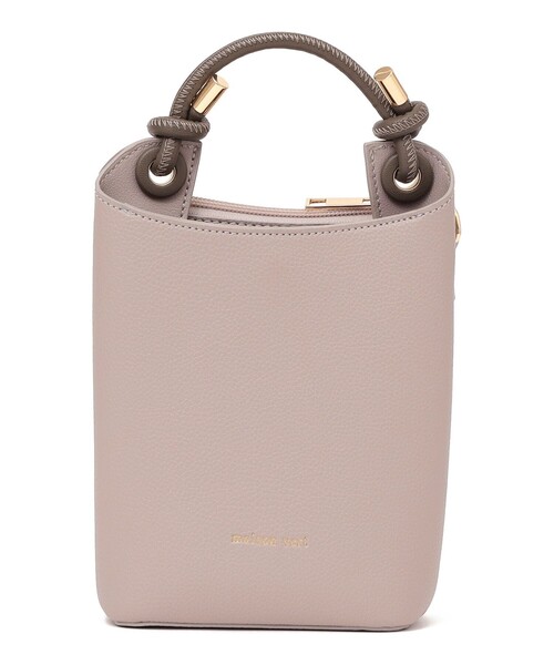 SHIPS（シップス）の「* パーテーション スマホ ショルダー ◇（ショルダーバッグ・レディース・ワイン/ライトグレー/ブラック/ベージュ/シルバー・ONE SIZE）」の6枚目の写真