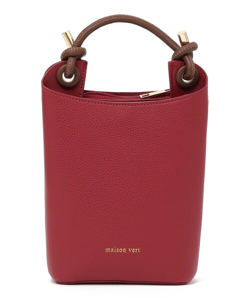 SHIPS（シップス）の「* パーテーション スマホ ショルダー ◇（ショルダーバッグ・レディース・ワイン/ライトグレー/ブラック/ベージュ/シルバー・ONE SIZE）」の19枚目の写真