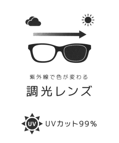 niko and...（ニコアンド）の「オリジナル調光レンズサングラス（サングラス・レディース・ブラウン/ブラック・FREE）」の12枚目の写真