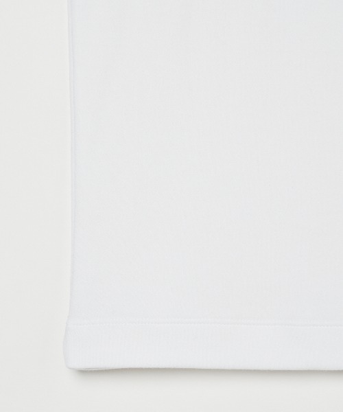 three dots(スリードッツ)の「スフレコットン モックネック(Tシャツ/カットソー・メンズ・ブラック/グレイッシュベージュ/ホワイト・SMALL/MEDIUM/LARGE)」の5枚目の写真