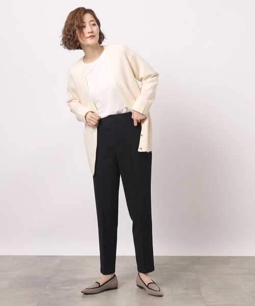 grove（グローブ）の「◆両面起毛やわらかテーパードパンツ（その他パンツ・レディース・ブラック/ベビーピンク/ブラック系1/ライトグレー系9・02/03/01/05/04）」の11枚目の写真
