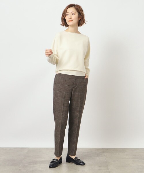grove（グローブ）の「◆両面起毛やわらかテーパードパンツ（その他パンツ・レディース・ブラック/ベビーピンク/ブラック系1/ライトグレー系9・02/03/01/05/04）」の21枚目の写真