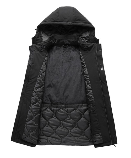Cloudstyle(クラウドスタイル)の「【Cloudstyle】ファンクショナルファブリック ビッグシルエットマウンテンパーカー / 撥水 / 防風(マウンテンパーカー・メンズ・グリーン/ブラック/ネイビー・MEDIUM/LARGE/X-LARGE)」の4枚目の写真