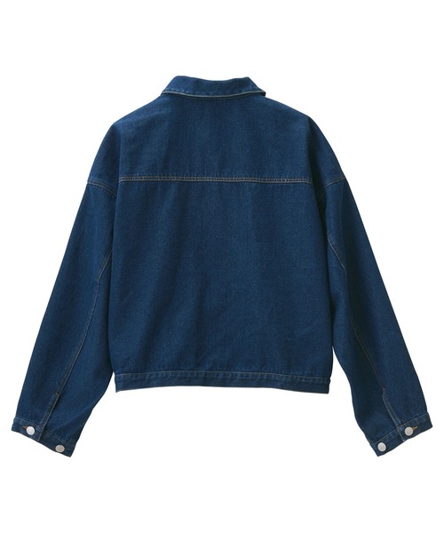 RANAN(ラナン)の「ボリュームスリーブデニムジャケット(デニムジャケット・レディース・ブラック/インディゴブルー・LL/M/L)」の5枚目の写真