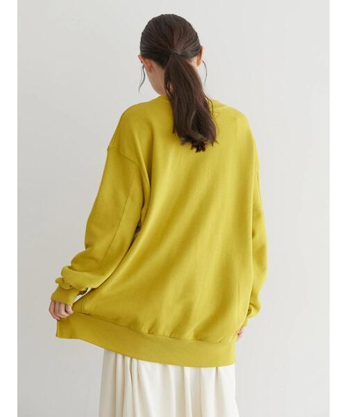 AMERICAN HOLIC（アメリカンホリック）の「バックコクーン裏毛チュニック（チュニック・レディース・チャコールグレー/イエロー/ネイビー/アイボリー・L/M）」の22枚目の写真