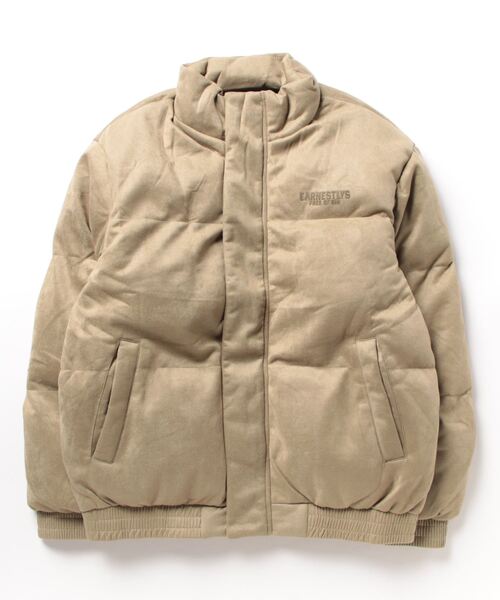 aimoha（アイモハ）の「aimoha outdoor ユニセックス　スエード調中綿ダウンジャケット（ダウンジャケット/コート・レディース・ブラック/グリーン/オフホワイト・LARGE/MEDIUM/X-LARGE）」の22枚目の写真