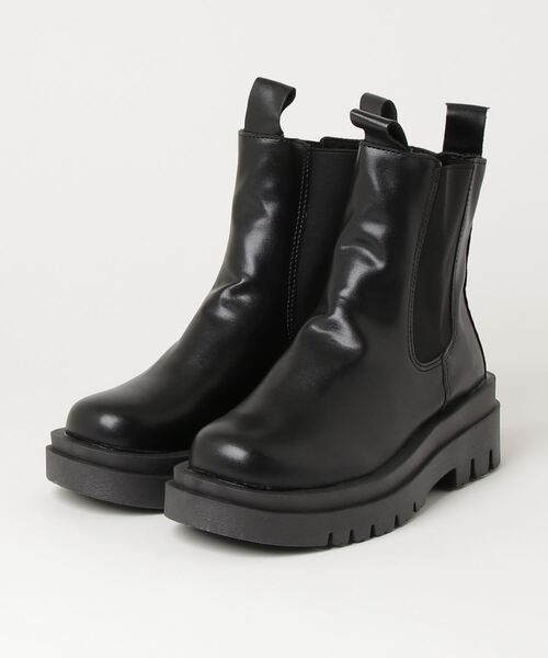 Miniministore(ミニミニストア)の「ショートブーツ レディース 靴 韓国(ブーツ・レディース・ブラック・23.5cm/23.0cm/25.0cm/24.0cm/22.5cm/24.5cm)」の4枚目の写真