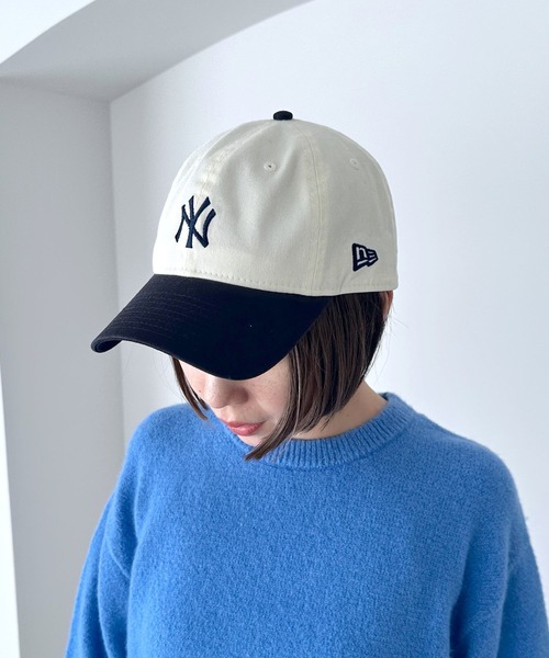 LEPSIM(レプシィム)の「【NEW ERA】ミドルロゴ2トーンキャップ 996180(キャップ・レディース・ネイビー/カーキ・ONE SIZE)」の7枚目の写真