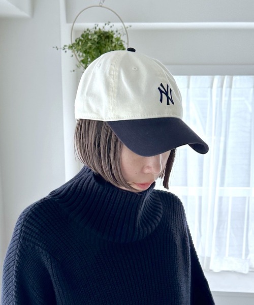 LEPSIM(レプシィム)の「【NEW ERA】ミドルロゴ2トーンキャップ 996180(キャップ・レディース・ネイビー/カーキ・ONE SIZE)」の10枚目の写真