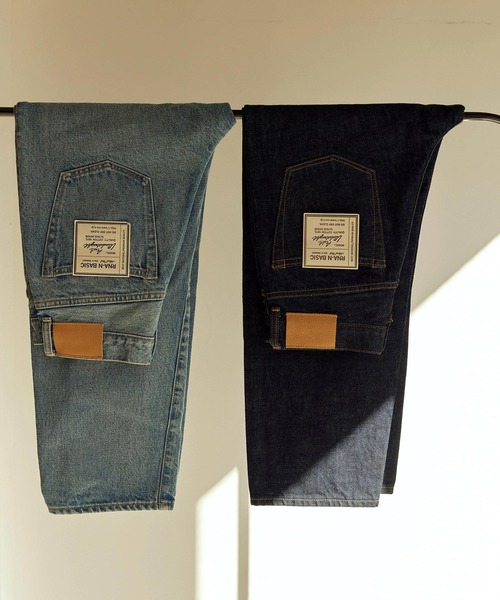 RNA-N（アールエヌエーエヌ）の「R4168 Ｎベーシックアンクルワイドストレート（デニムパンツ・レディース・ライトインディゴブルー・3/2/4）」の16枚目の写真