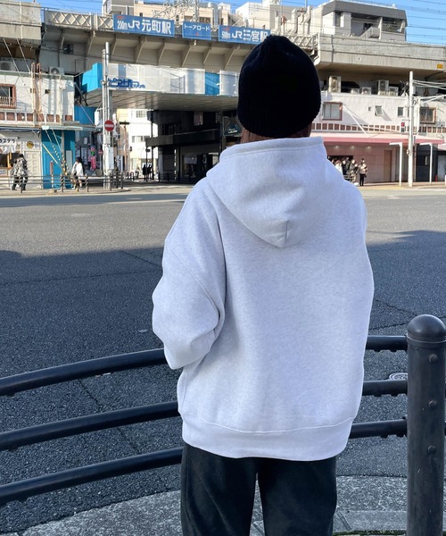 CANAL JEAN(キャナルジーン)の「1975 TOKYO BOWLS裏起毛パーカー(パーカー・レディース・アッシュ/ネイビー・LARGE/X-LARGE)」の5枚目の写真