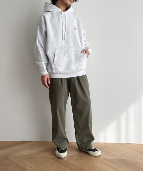 CANAL JEAN(キャナルジーン)の「1975 TOKYO BOWLS裏起毛パーカー(パーカー・レディース・アッシュ/ネイビー・LARGE/X-LARGE)」の12枚目の写真