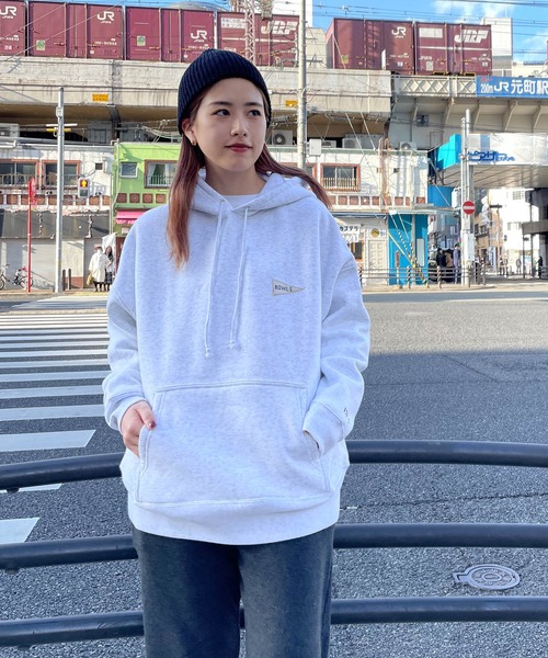 CANAL JEAN(キャナルジーン)の「1975 TOKYO BOWLS裏起毛パーカー(パーカー・レディース・アッシュ/ネイビー・LARGE/X-LARGE)」の22枚目の写真