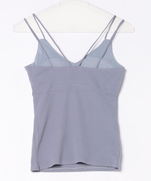 emmi atelier】カップ付きリブキャミソール（Tシャツ/カットソー