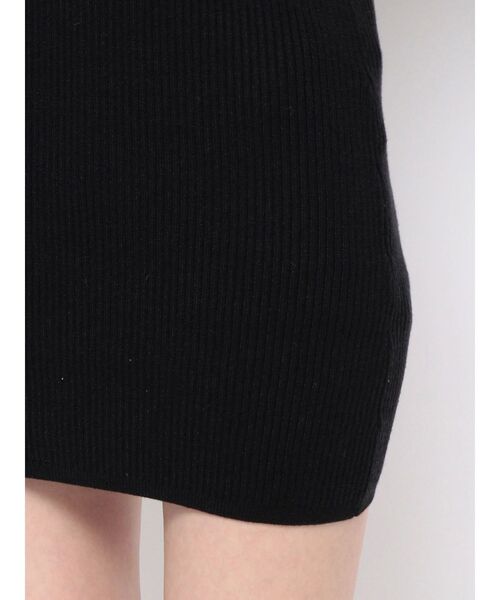 GYDA（ジェイダ）の「GYDA HEMLINEカーディガンアンサンブルニットワンピース（ワンピース・レディース・ブラック/オフホワイト・FREE）」の21枚目の写真