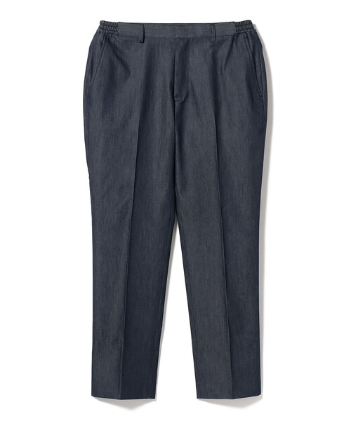 B:MING by BEAMS（ビーミングバイビームス）の「NOMAD BIZ COOLMOTION(R) デニムライク ノープリーツ スラックス 24SS (（スーツパンツ・メンズ・インディゴブルー・MEDIUM/LARGE/X-LARGE/SMALL）」の13枚目の写真