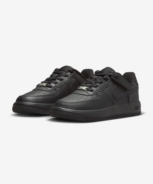 NIKE(ナイキ)の「NIKE FORCE 1 LOW EASYON PS FN0237-001(スニーカー・キッズ・ブラック・15cm/14㎝/17cm/18cm/19㎝/16cm)」の1枚目の写真