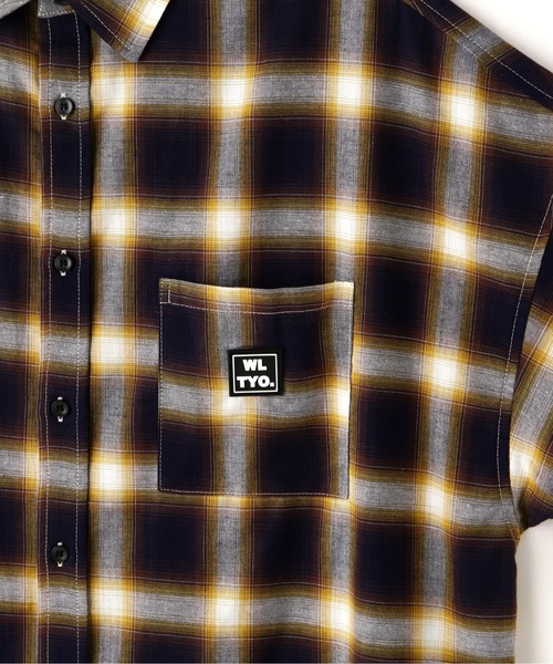 WHITELAND(ホワイトランド)の「【WEB&DEPOT限定】WHITELAND/ホワイトランド/OWL/OMBRE CHECK SSH(シャツ/ブラウス・レディース・グリーン/ホワイト/イエロー/レッド・L/M)」の14枚目の写真