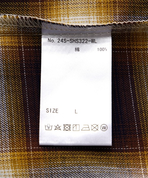 WHITELAND(ホワイトランド)の「【WEB&DEPOT限定】WHITELAND/ホワイトランド/OWL/OMBRE CHECK SSH(シャツ/ブラウス・レディース・グリーン/ホワイト/イエロー/レッド・L/M)」の17枚目の写真