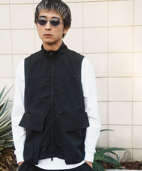 JACKROSE（ジャックローズ）の「JE-NYLON TECH VEST（その他アウター・メンズ・ブラック/ベージュ・M/L）」の2枚目の写真