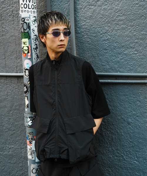 JACKROSE（ジャックローズ）の「JE-NYLON TECH VEST（その他アウター・メンズ・ブラック/ベージュ・M/L）」の6枚目の写真
