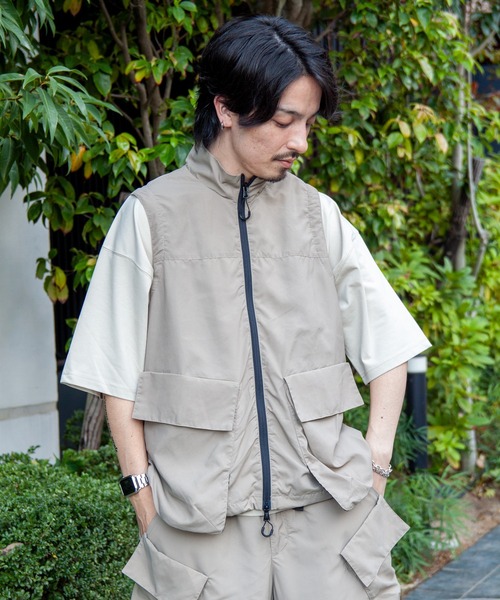 JACKROSE（ジャックローズ）の「JE-NYLON TECH VEST（その他アウター・メンズ・ブラック/ベージュ・M/L）」の21枚目の写真