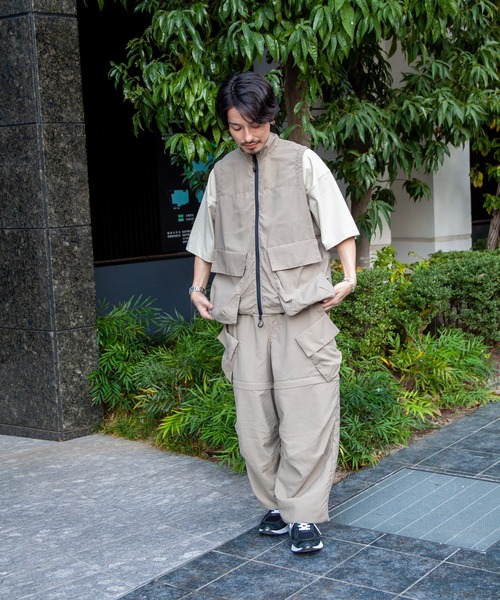 JACKROSE（ジャックローズ）の「JE-NYLON TECH VEST（その他アウター・メンズ・ブラック/ベージュ・M/L）」の20枚目の写真