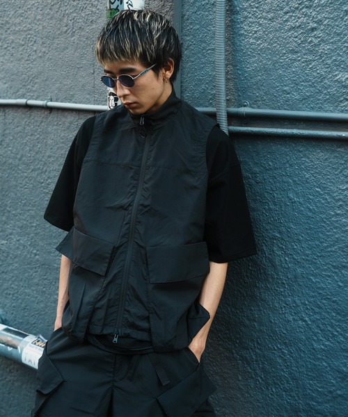 JACKROSE（ジャックローズ）の「JE-NYLON TECH VEST（その他アウター・メンズ・ブラック/ベージュ・M/L）」の7枚目の写真