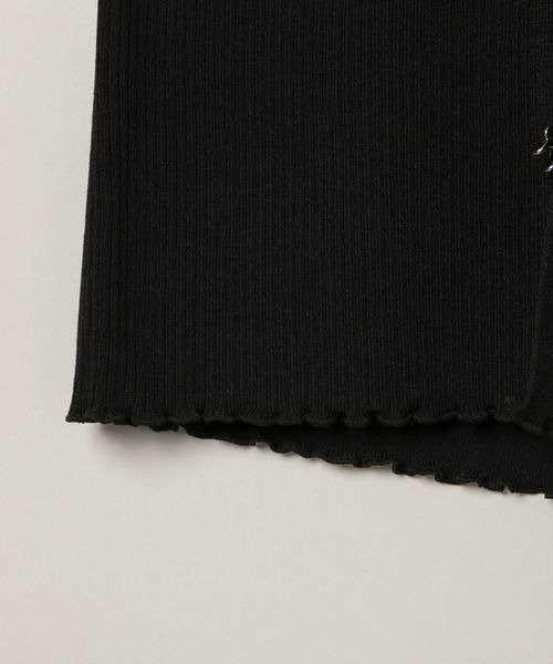 JEANASIS（ジーナシス）の「14Gメタルフックポロカーディガン/106169