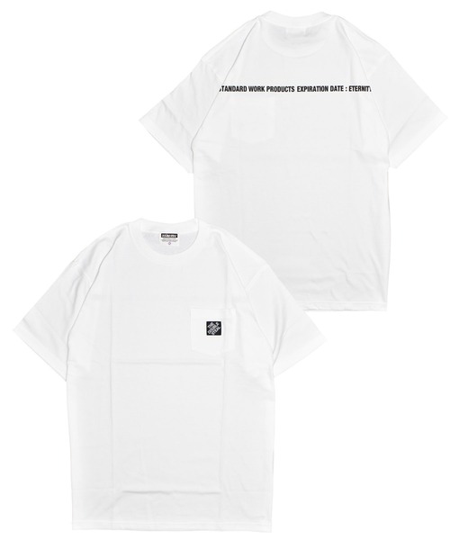 DOUBLE STEAL(ダブルスティール)の「スクエアタグ ポケットTシャツ(Tシャツ/カットソー・メンズ・ホワイト/アーミー/ブラック・X-LARGE/LARGE/MEDIUM)」の2枚目の写真