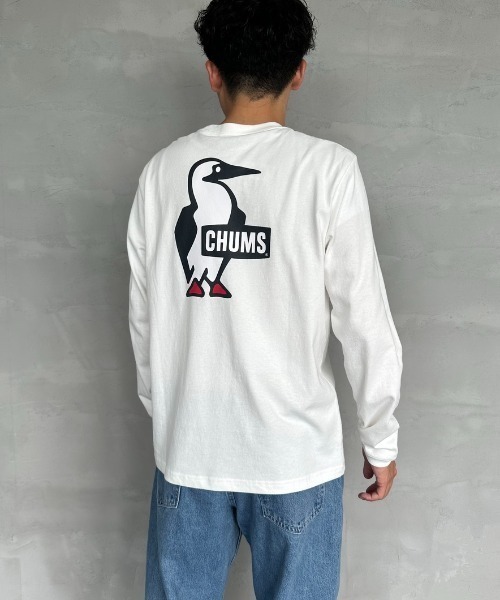 CHUMS（チャムス）の「【WEB限定】[CHUMS/チャムス] ブービーロゴ バックプリントロングスリーブＴシャツ（Tシャツ/カットソー・レディース・ホワイト/ブラック/グレイッシュベージュ・M/L/XL）」の20枚目の写真