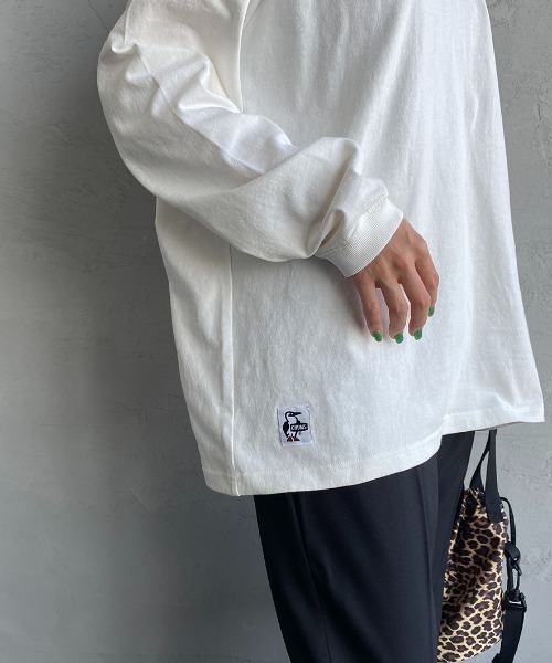 CHUMS（チャムス）の「【WEB限定】[CHUMS/チャムス] ブービーロゴ バックプリントロングスリーブＴシャツ（Tシャツ/カットソー・レディース・ホワイト/ブラック/グレイッシュベージュ・M/L/XL）」の17枚目の写真